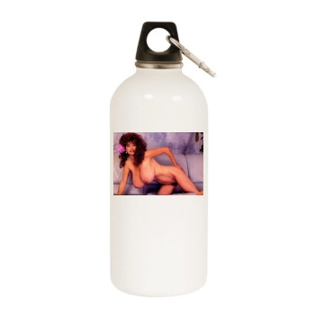 Joyce Gibson White Water Bottle With Carabiner