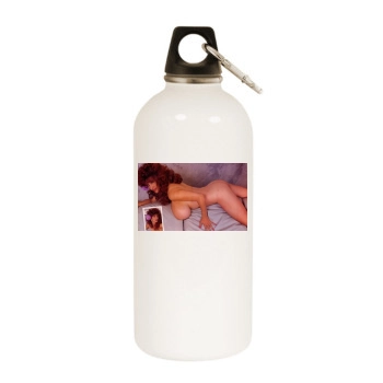 Joyce Gibson White Water Bottle With Carabiner