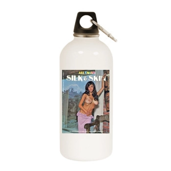 Joyce Gibson White Water Bottle With Carabiner