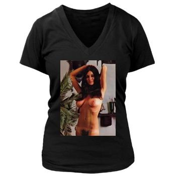 Joyce Gibson Women's Deep V-Neck TShirt