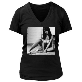 Joyce Gibson Women's Deep V-Neck TShirt