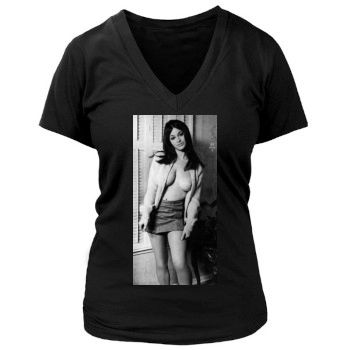 Joyce Gibson Women's Deep V-Neck TShirt