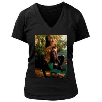 Joyce Gibson Women's Deep V-Neck TShirt