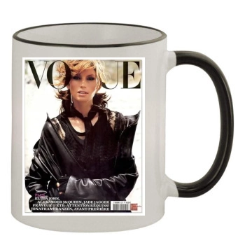 Cindy Crawford 11oz Colored Rim & Handle Mug