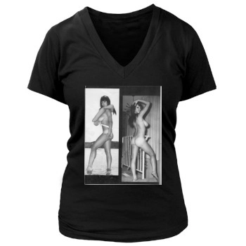 Joyce Gibson Women's Deep V-Neck TShirt