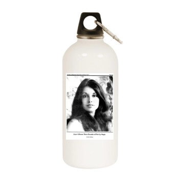 Joyce Gibson White Water Bottle With Carabiner