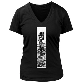 Joyce Gibson Women's Deep V-Neck TShirt