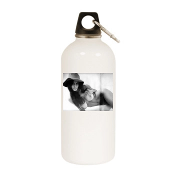 Joyce Gibson White Water Bottle With Carabiner