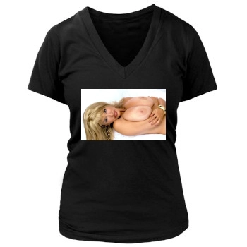 Joyce Gibson Women's Deep V-Neck TShirt