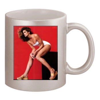 Cindy Crawford 11oz Metallic Silver Mug