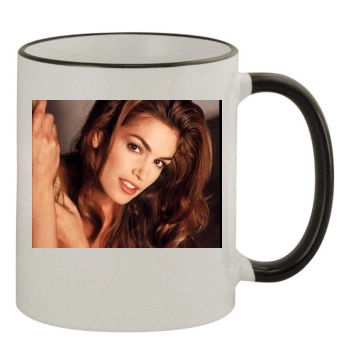 Cindy Crawford 11oz Colored Rim & Handle Mug