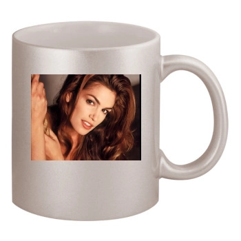 Cindy Crawford 11oz Metallic Silver Mug