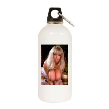 Joyce Gibson White Water Bottle With Carabiner