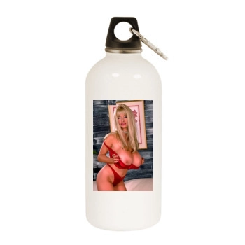 Joyce Gibson White Water Bottle With Carabiner