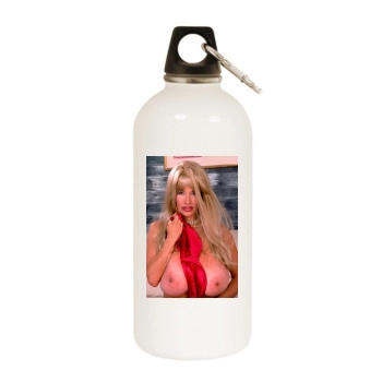 Joyce Gibson White Water Bottle With Carabiner