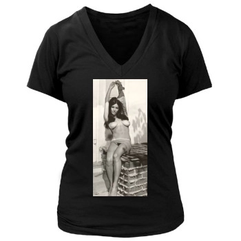 Joyce Gibson Women's Deep V-Neck TShirt