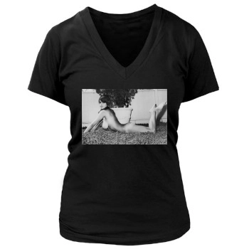 Joyce Gibson Women's Deep V-Neck TShirt