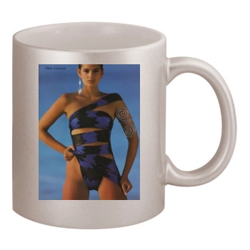 Cindy Crawford 11oz Metallic Silver Mug