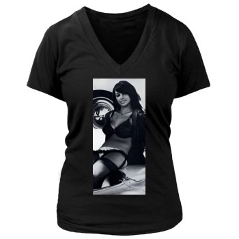 Joyce Gibson Women's Deep V-Neck TShirt