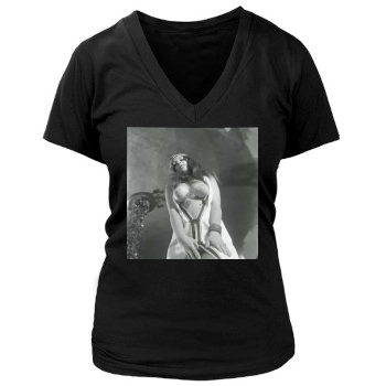 Joyce Gibson Women's Deep V-Neck TShirt