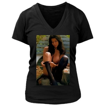 Joyce Gibson Women's Deep V-Neck TShirt