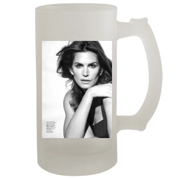 Cindy Crawford 16oz Frosted Beer Stein