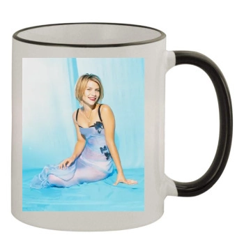 Claire Danes 11oz Colored Rim & Handle Mug