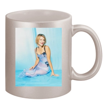 Claire Danes 11oz Metallic Silver Mug