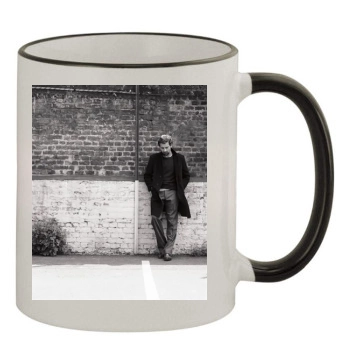 Clive Owen 11oz Colored Rim & Handle Mug