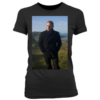 Daniel Craig Women's Junior Cut Crewneck T-Shirt