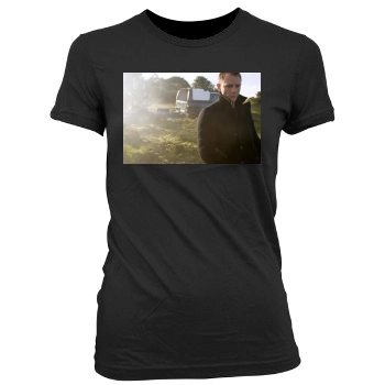 Daniel Craig Women's Junior Cut Crewneck T-Shirt