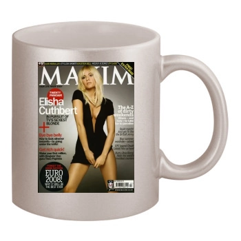 Elisha Cuthbert 11oz Metallic Silver Mug