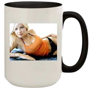 Elisha Cuthbert 15oz Colored Inner & Handle Mug