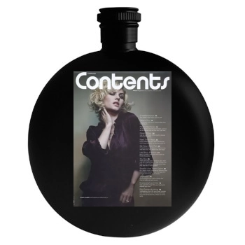 Elisha Cuthbert Round Flask