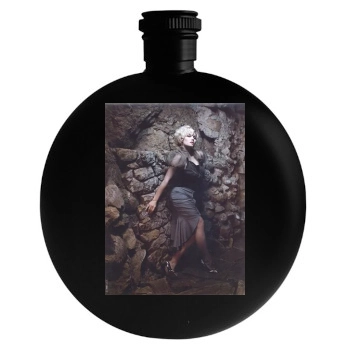 Elisha Cuthbert Round Flask