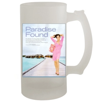 Elizabeth Hurley 16oz Frosted Beer Stein