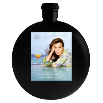 Elizabeth Hurley Round Flask