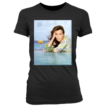 Elizabeth Hurley Women's Junior Cut Crewneck T-Shirt