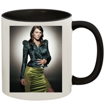 Elizabeth Hurley 11oz Colored Inner & Handle Mug