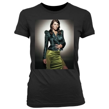 Elizabeth Hurley Women's Junior Cut Crewneck T-Shirt