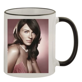 Elizabeth Hurley 11oz Colored Rim & Handle Mug