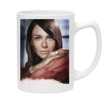 Elizabeth Hurley 14oz White Statesman Mug