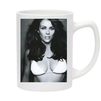 Elizabeth Hurley 14oz White Statesman Mug