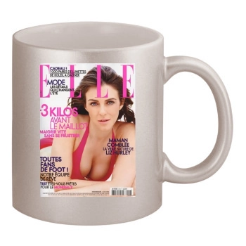 Elizabeth Hurley 11oz Metallic Silver Mug