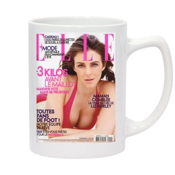 Elizabeth Hurley 14oz White Statesman Mug