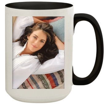 Elizabeth Hurley 15oz Colored Inner & Handle Mug