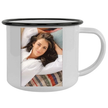 Elizabeth Hurley Camping Mug