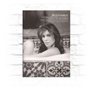 Elizabeth Hurley Metal Wall Art