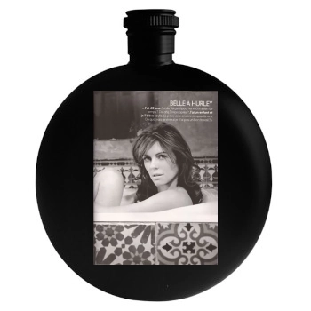 Elizabeth Hurley Round Flask