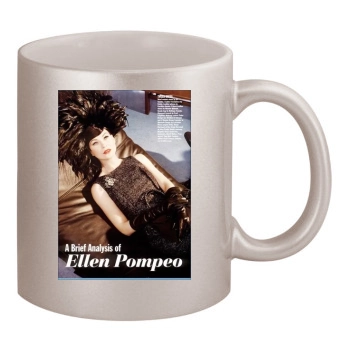 Ellen Pompeo 11oz Metallic Silver Mug